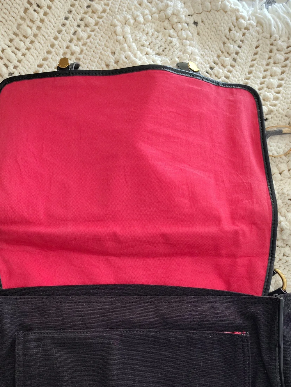 Juicy Couture Black Laptop Canvas Bag